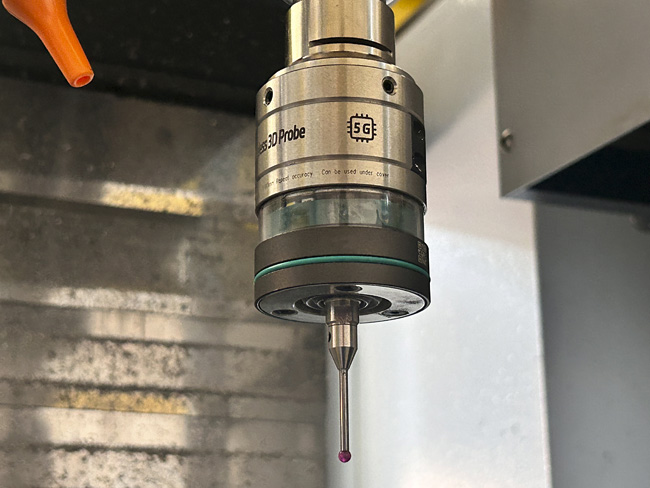 在线测量自动分中